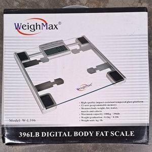 WeighMax Digital Body Fat Scale (Model W-L396)